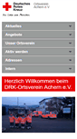 Mobile Screenshot of drk-achern.de